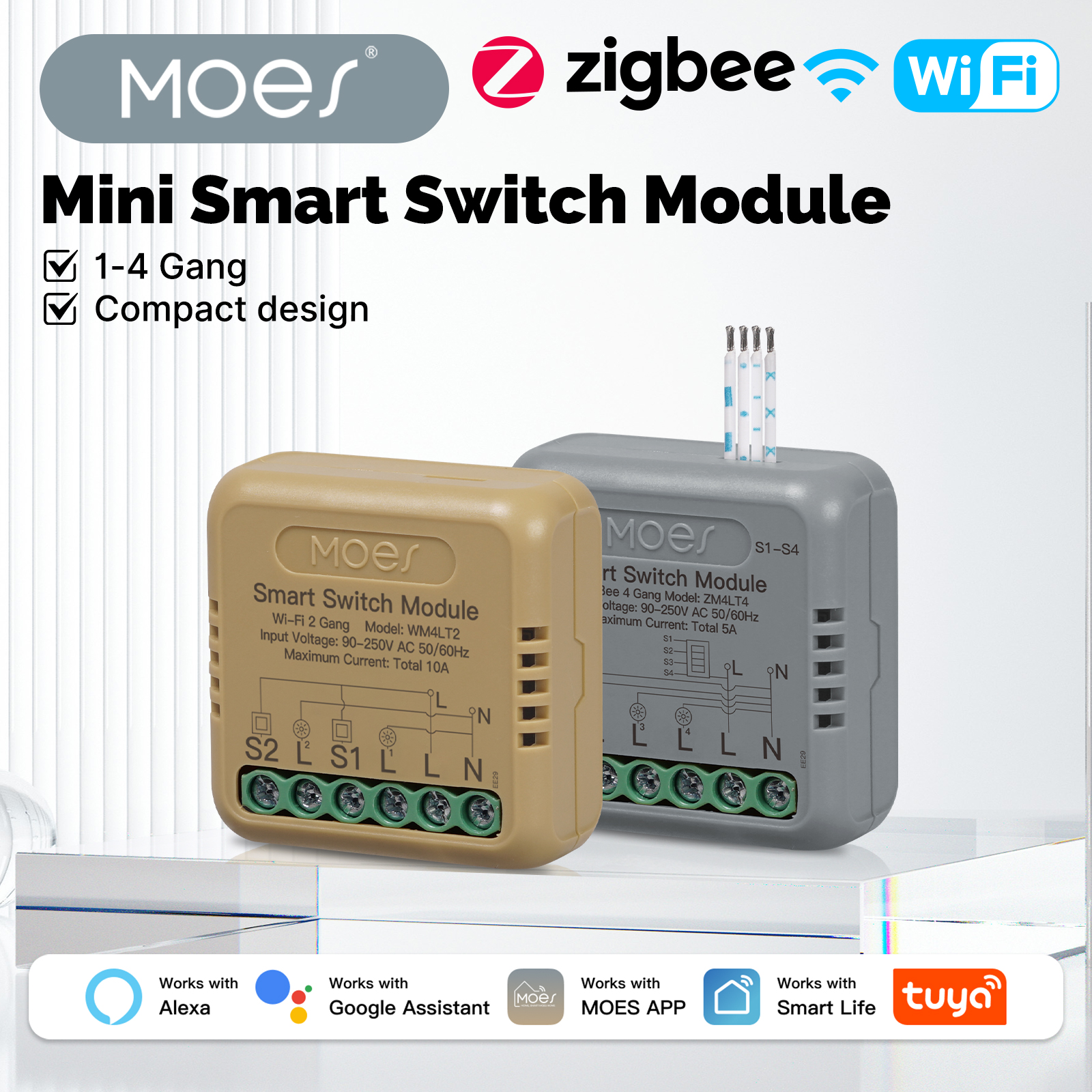 Home Automation Technology - MOES Tuya WiFi Zigbee Mini DIY