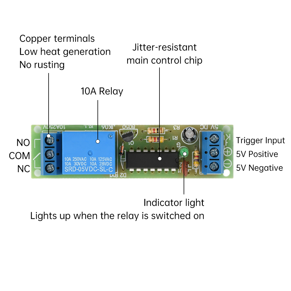 DC 5V Flip-Flop Latch Relay Mo - Shelly Relay Module recensie en prijs