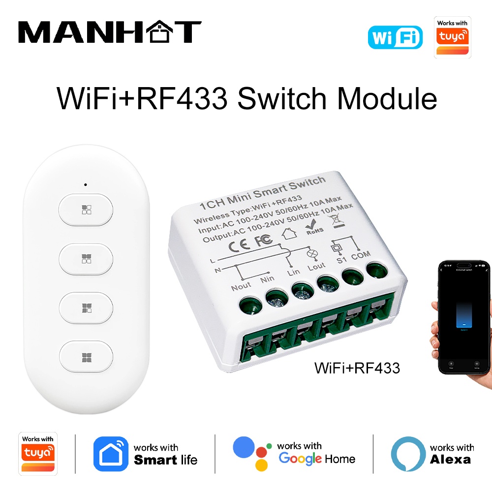 For Tuya WIFI 10A Smart Light  - Smart Home Automation Diy recensie en prijs