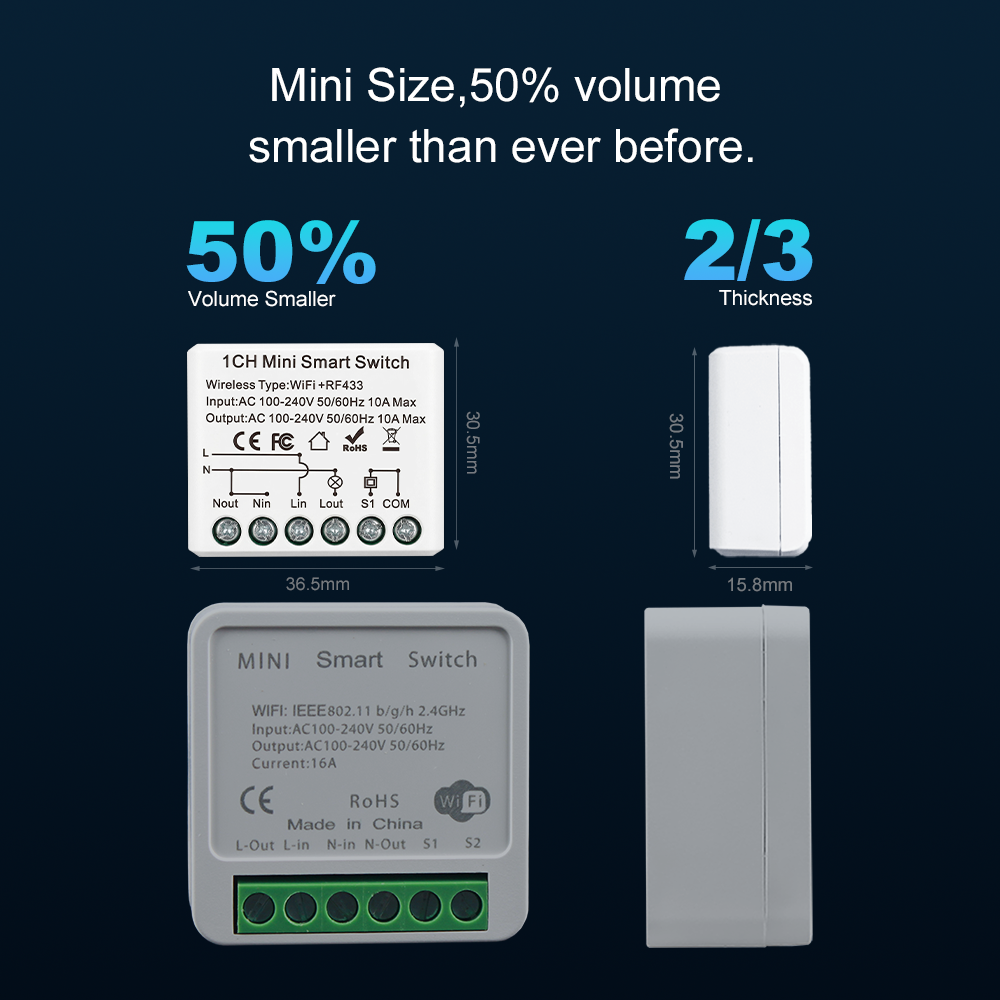 For Tuya WIFI 10A Smart Light  - Smart Home Automation Diy recensie en prijs