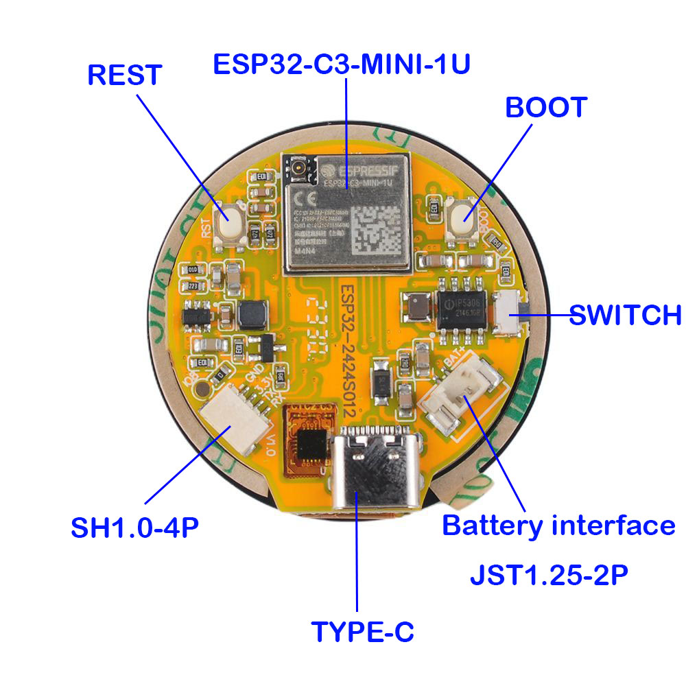 ESP32 Display 1.28 inch ESP32- - Home Automation With Arduino recensie en prijs