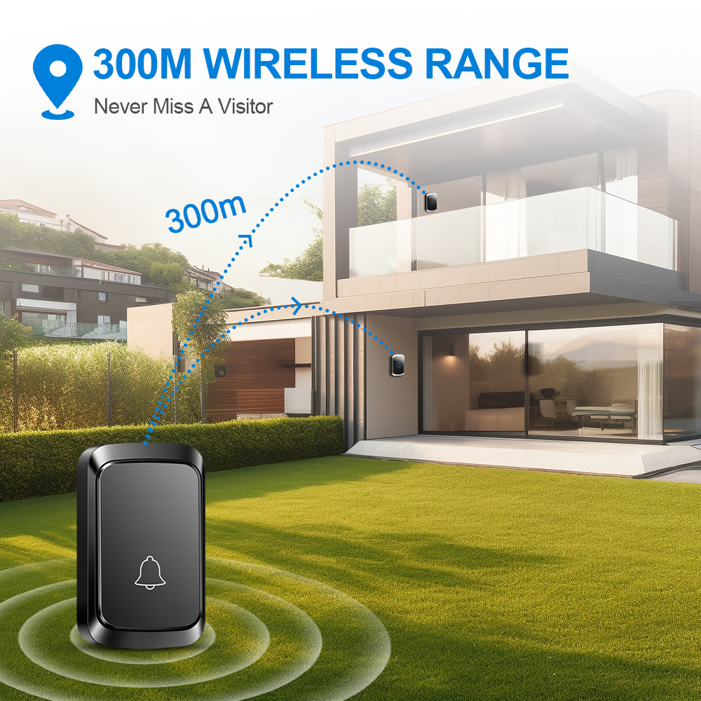 Smart Wireless Doorbell Door C - Smart Home Automation Diy recensie en prijs