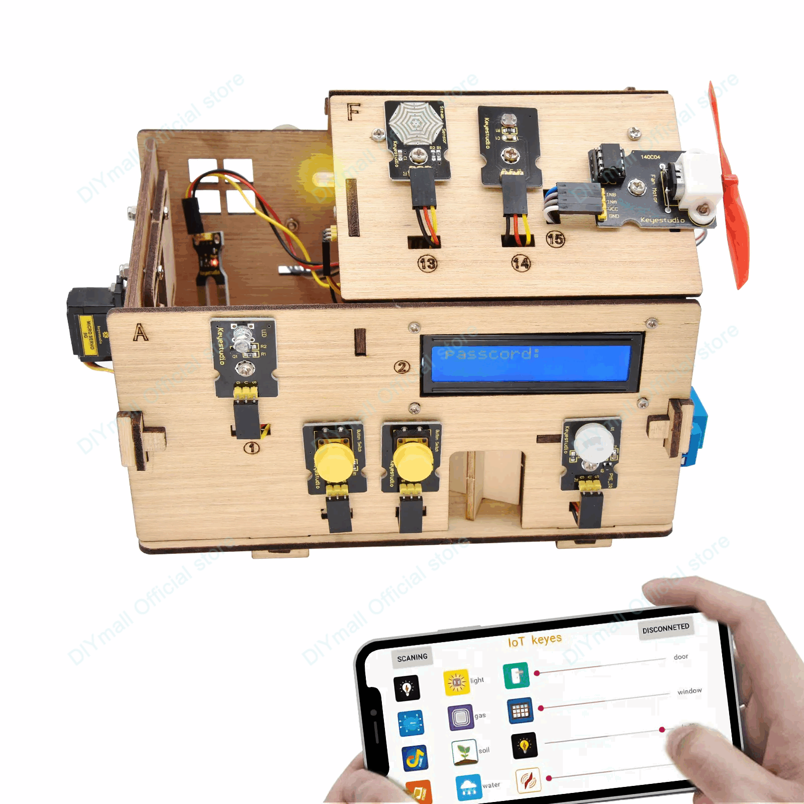 Keyestudio Smart IoT Home Kit  - Home Automation Diy Projects recensie en prijs
