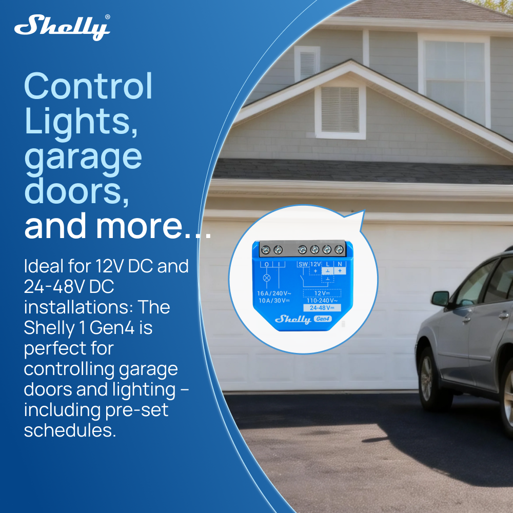 Shelly 1 Gen4 Zigbee Dry Conta - Shelly Relay Module recensie en prijs