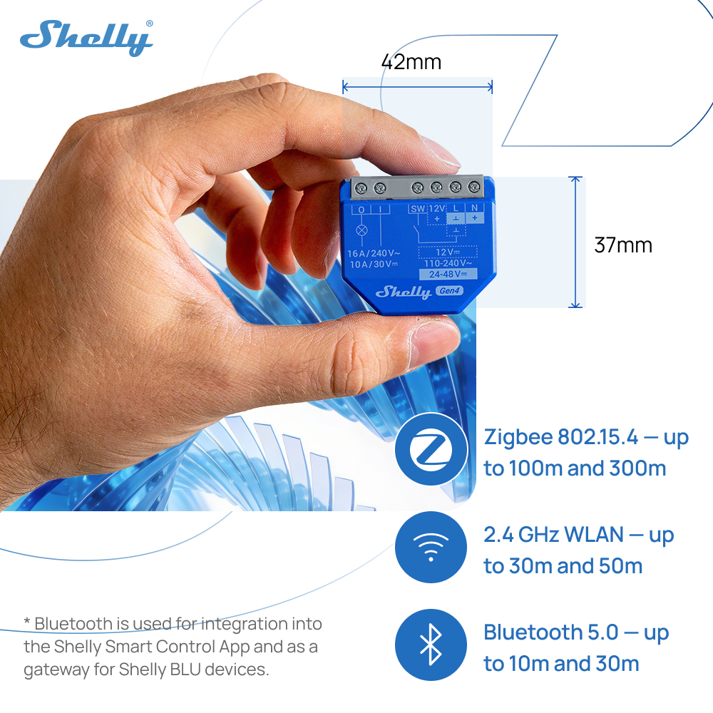 Shelly 1 Gen4 Zigbee Dry Conta - Shelly Relay Module recensie en prijs