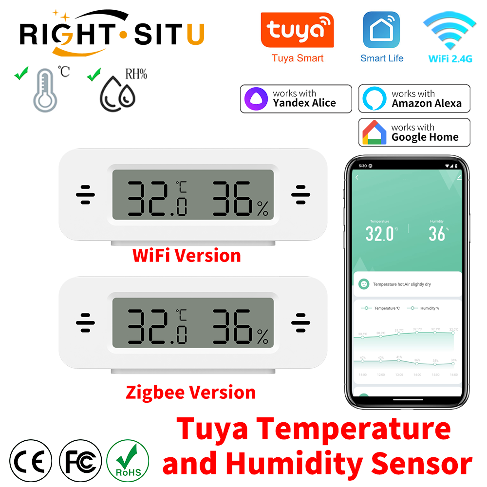 Tuya WiFi Zigbee Mini Temperat - Home Automation Technology recensie en prijs