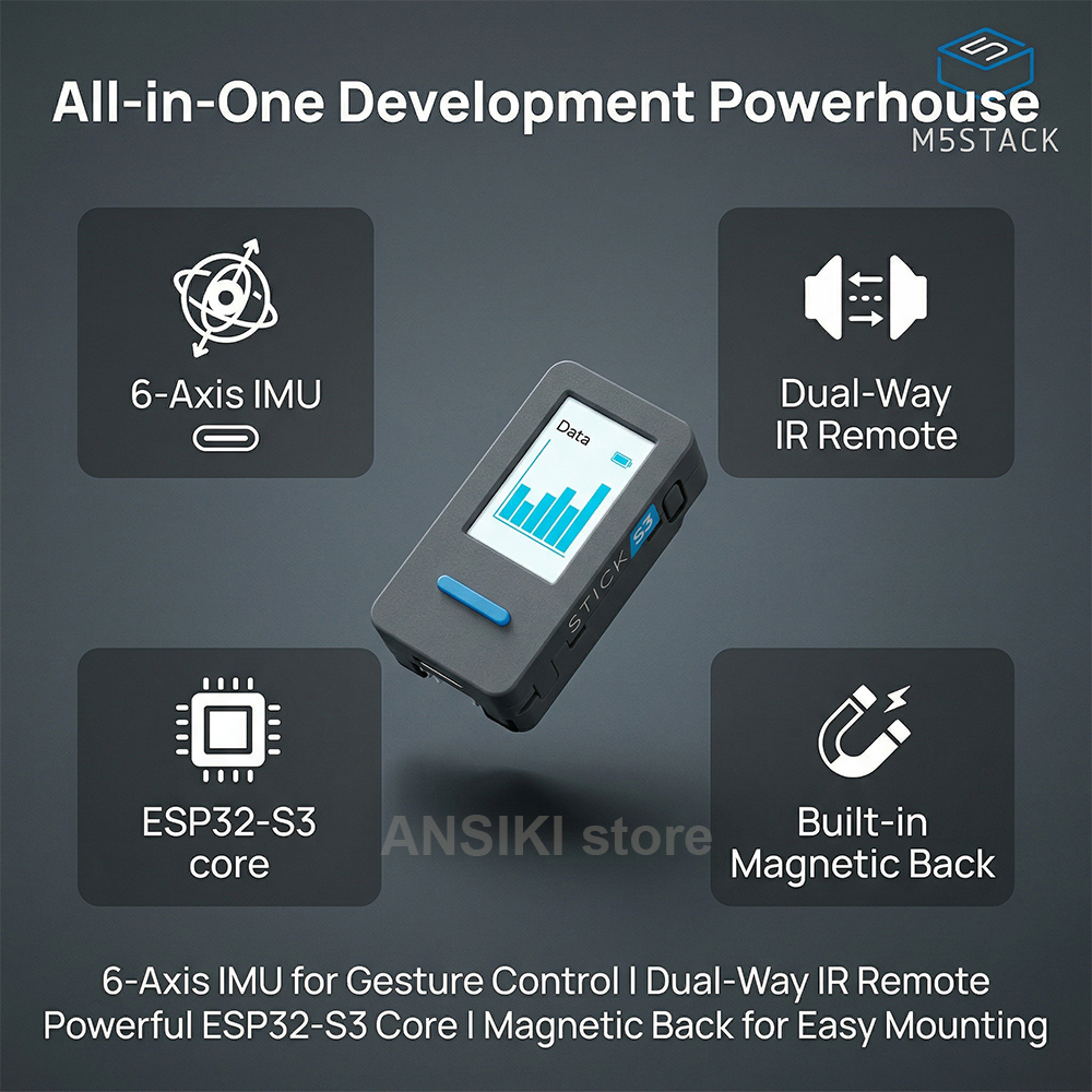 M5Stack M5StickS3 ESP32-S3 IoT - Smart Home Automation Diy recensie en prijs