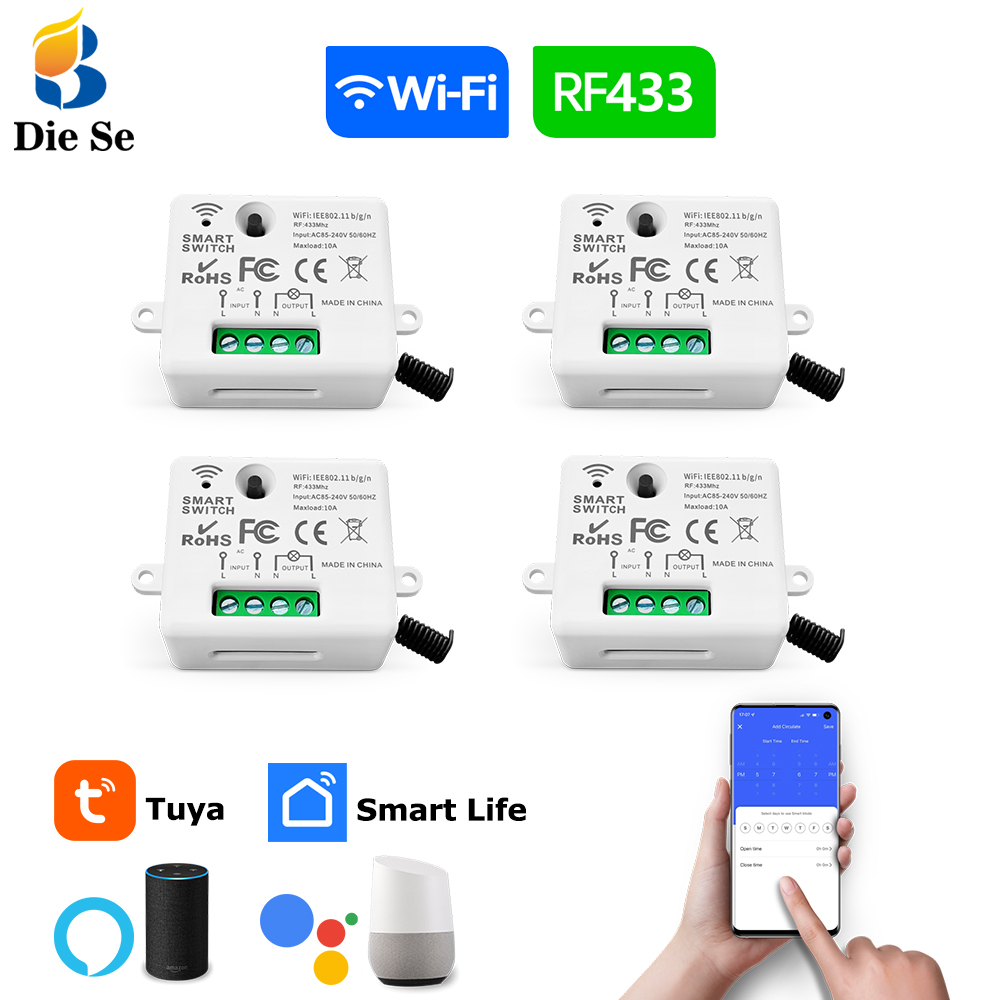 Tuya WiFi Smart Light Switch 4 - Home Automation Industry recensie en prijs