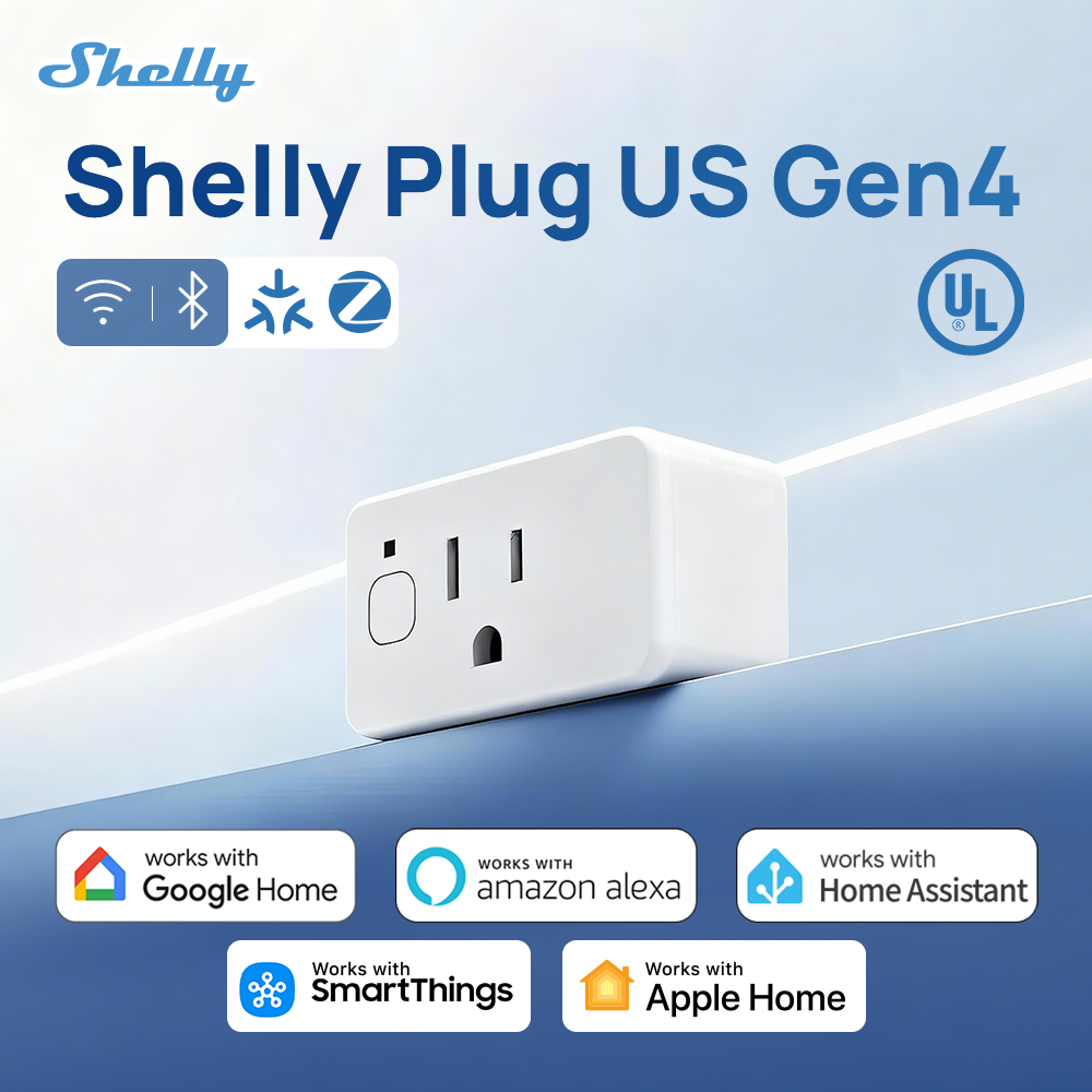 Shelly Plug US Gen4 Zigbee Cer - Shelly Relay Module recensie en prijs
