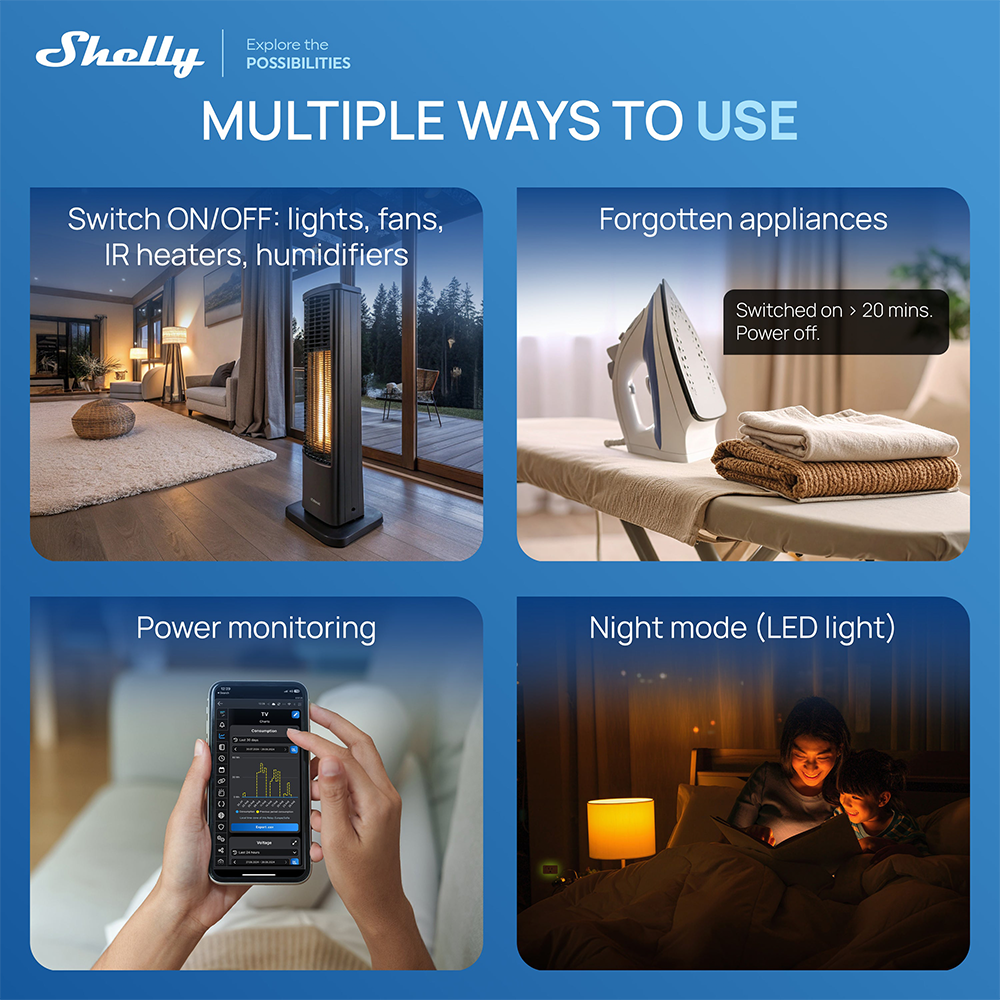 Shelly Plug US Gen4 Zigbee Cer - Shelly Relay Module recensie en prijs