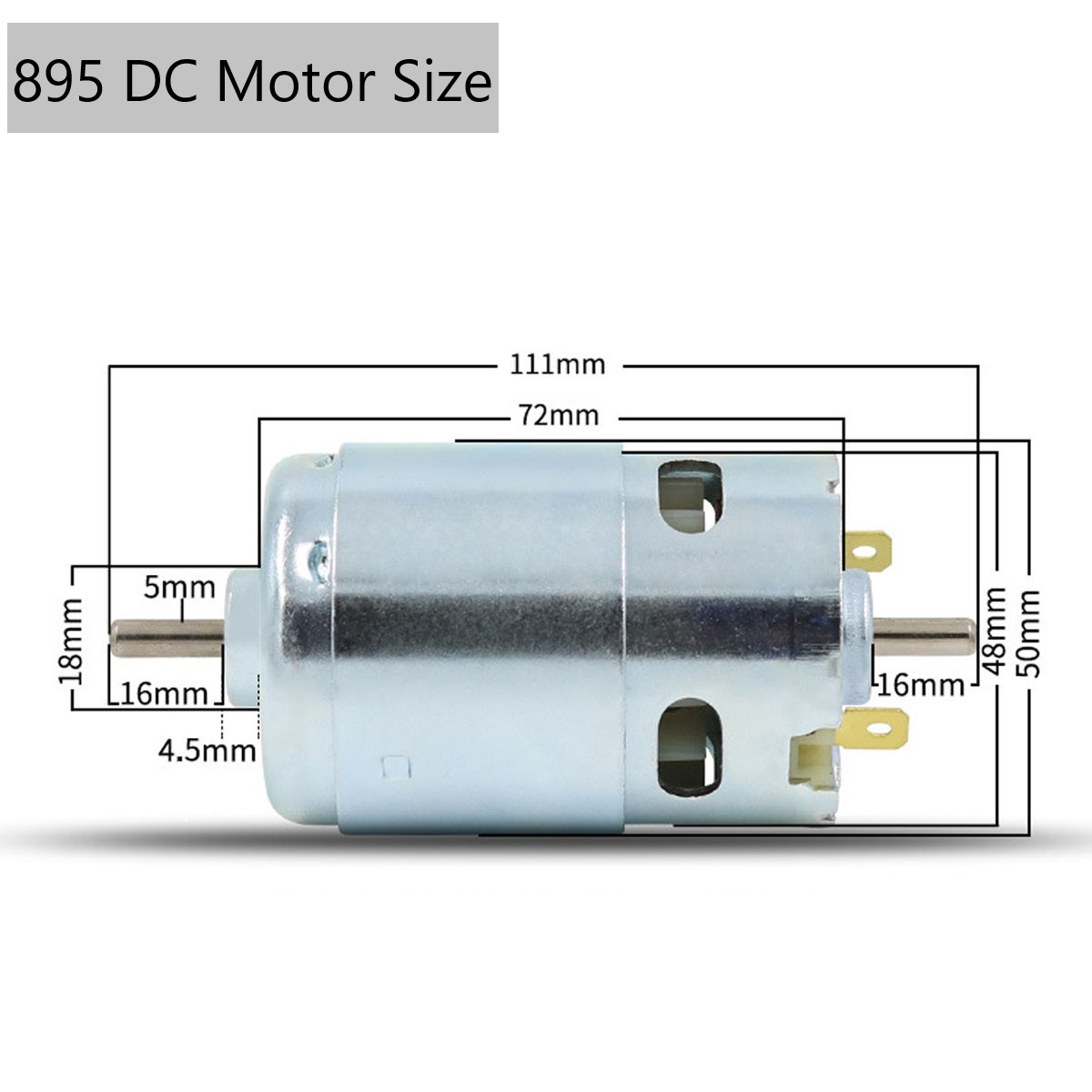 775 795 895 DC Motor 12V Dual  - Home Automation System Diy recensie en prijs