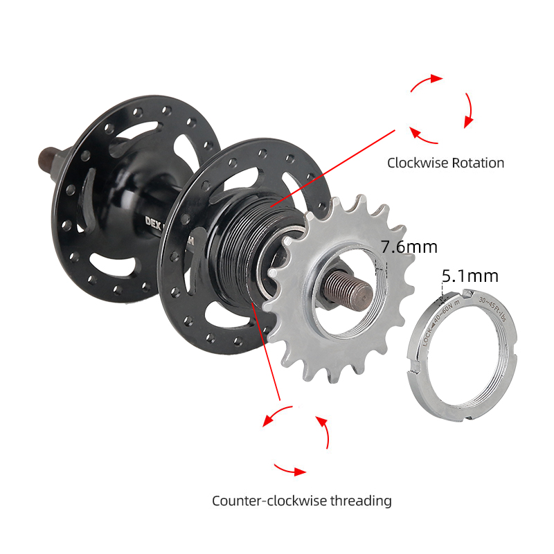 Bicycle Fixed Gear 13T 14T 15T - Matter Hub Thread recensie en prijs