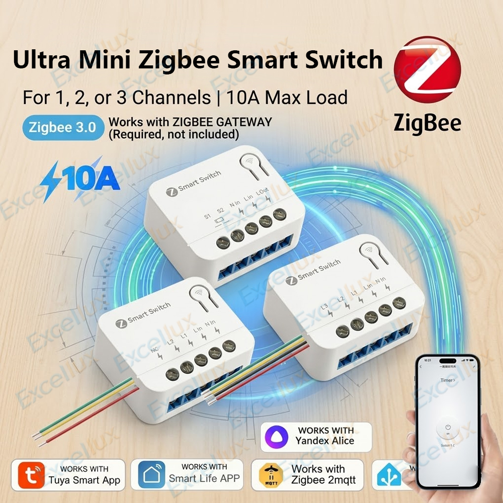 Ultra Mini ZigBee Smart Switch - Diy Home Automation Hub recensie en prijs