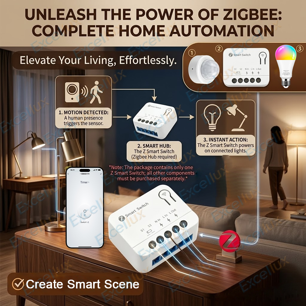 Ultra Mini ZigBee Smart Switch - Diy Home Automation Hub recensie en prijs