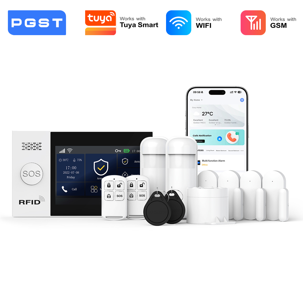 PGST 2G GSM WiFi Alarm System  - Smart Home Automation Diy recensie en prijs