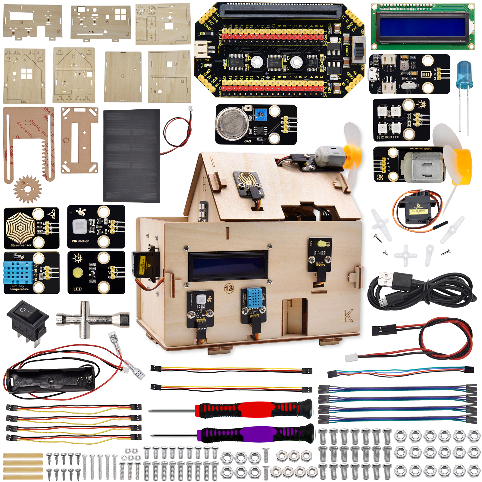 Keyestudio STEM Microbit V2 Sm - Home Automation Diy Kit recensie en prijs