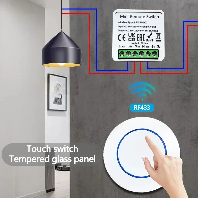 RF 433MHz Smart Wireless DIY R - Home Automation Panel Diy recensie en prijs