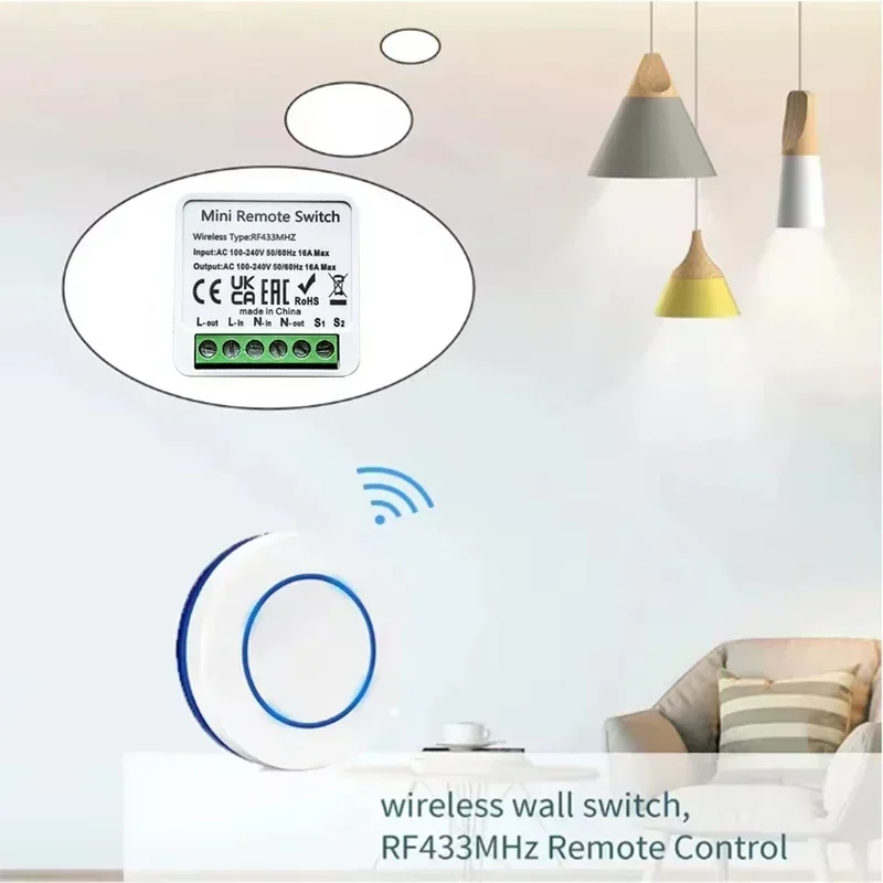 RF 433MHz Smart Wireless DIY R - Home Automation Panel Diy recensie en prijs