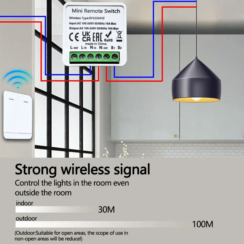 RF 433MHz Smart DIY Wireless S - Home Automation Panel Diy recensie en prijs