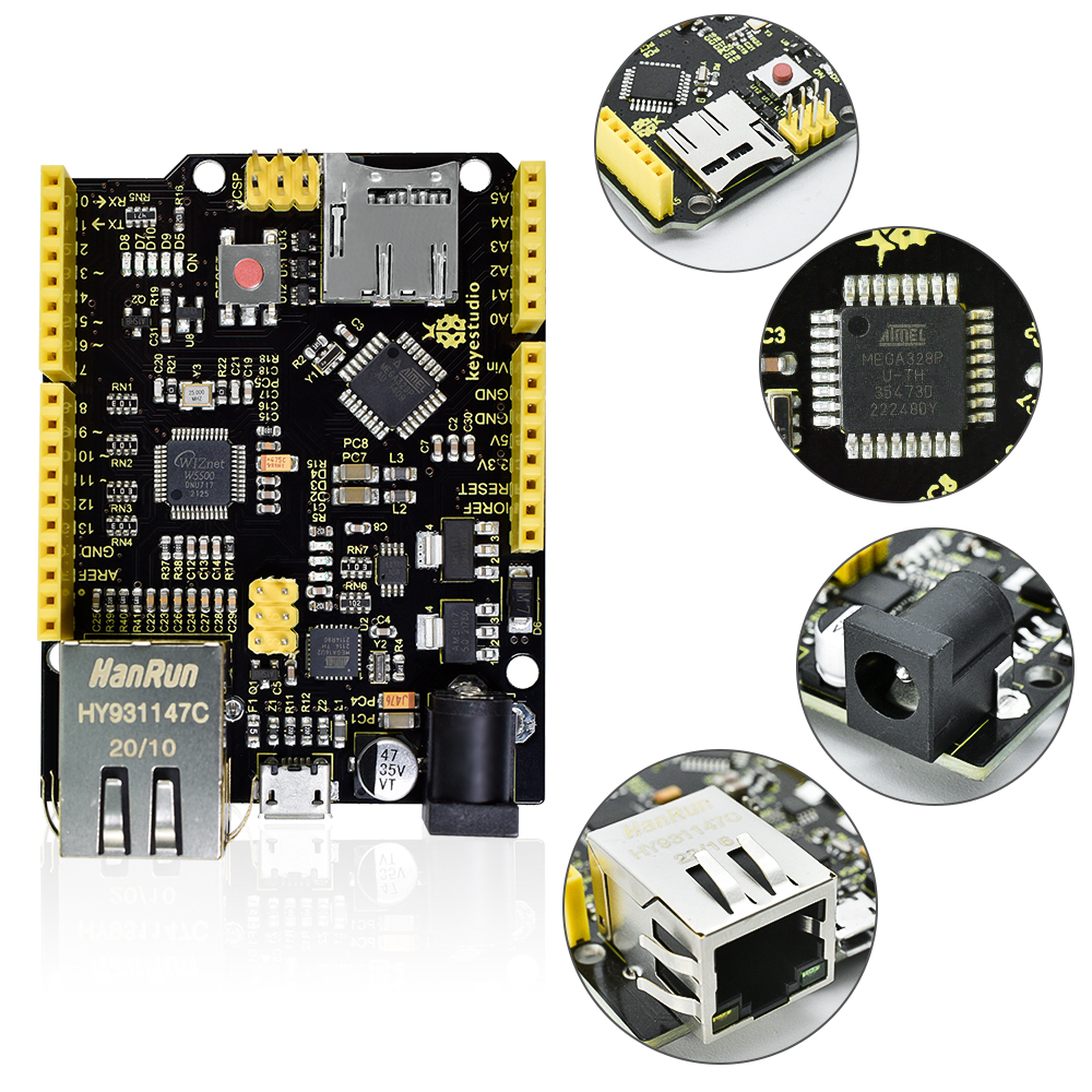 Keyestudio W5500 ETHERNET DEVE - Ethernet Module W5500 recensie en prijs