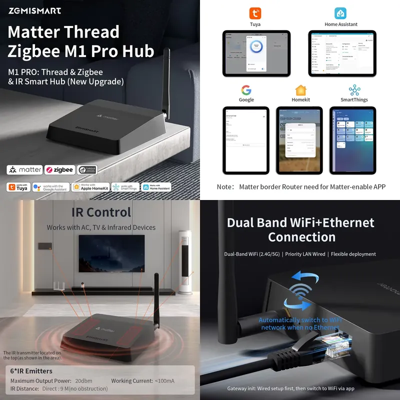Zemismart Matter Thread Hub Zi - Matter Hub Thread recensie en prijs