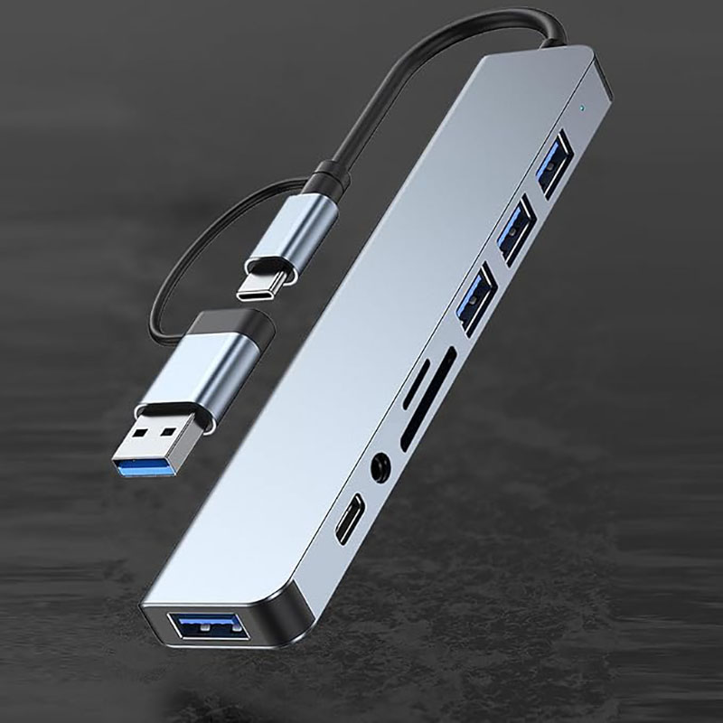 USB C Hub USB Splitter 8 in 1  - Home Assistant Sd recensie en prijs