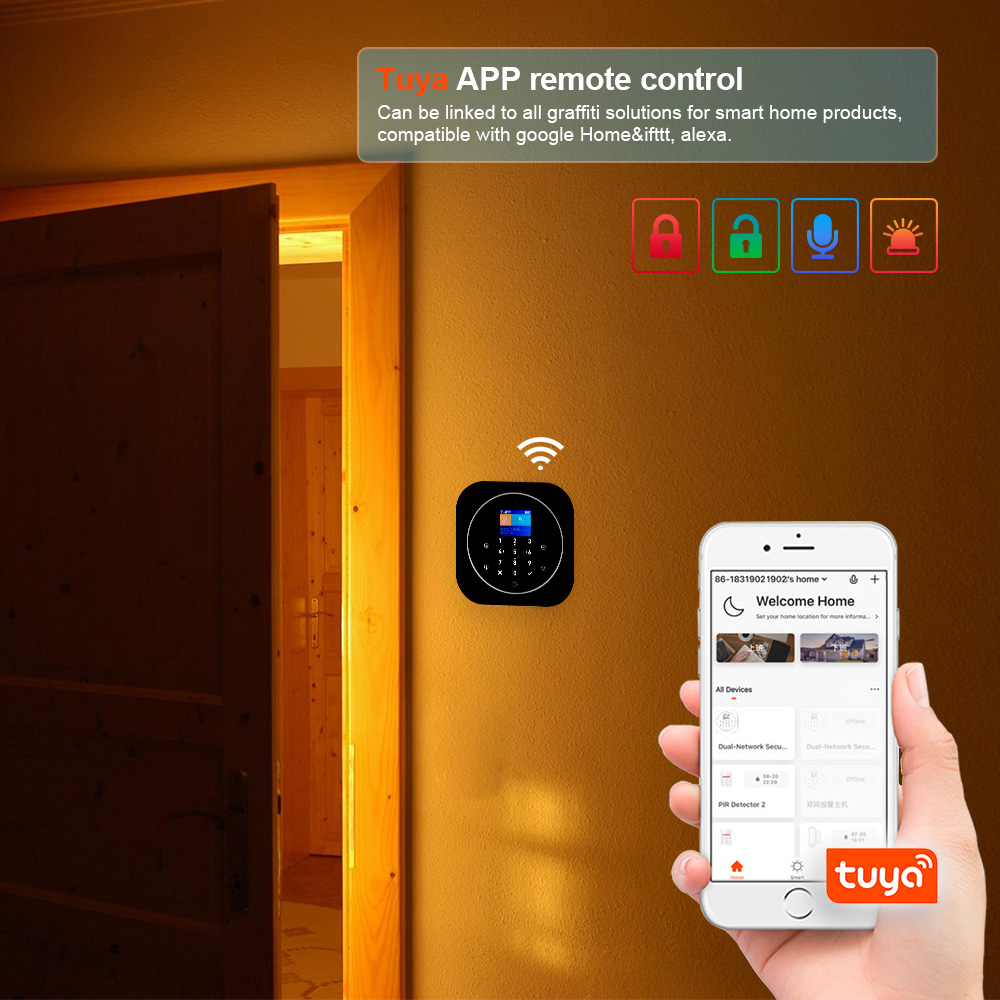 KERUI G12 Wireless Tuya Home A - Smart Home Automation Diy recensie en prijs