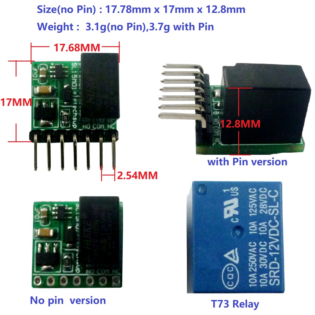 DC 12V 2A Mini 1ch Bistable Se - Shelly Relay Module recensie en prijs