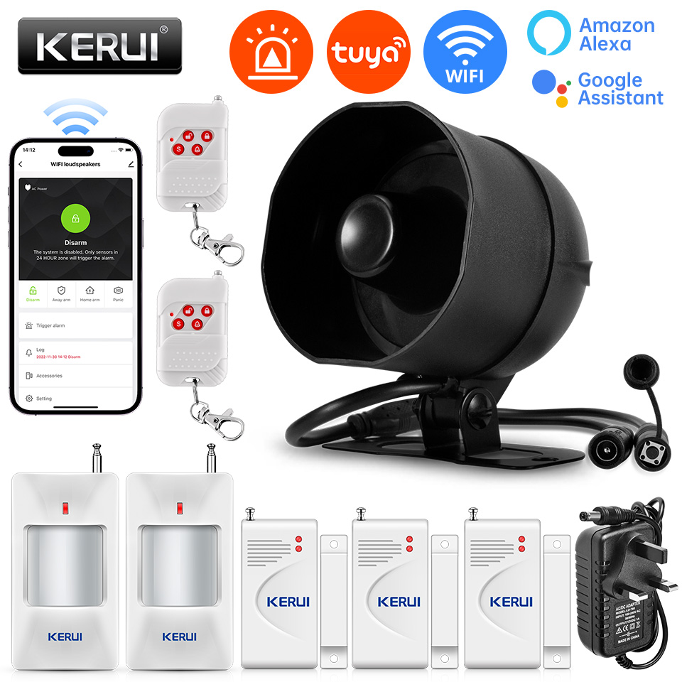 KERUI 120db Siren Alarm System - Smart Home Automation Diy recensie en prijs