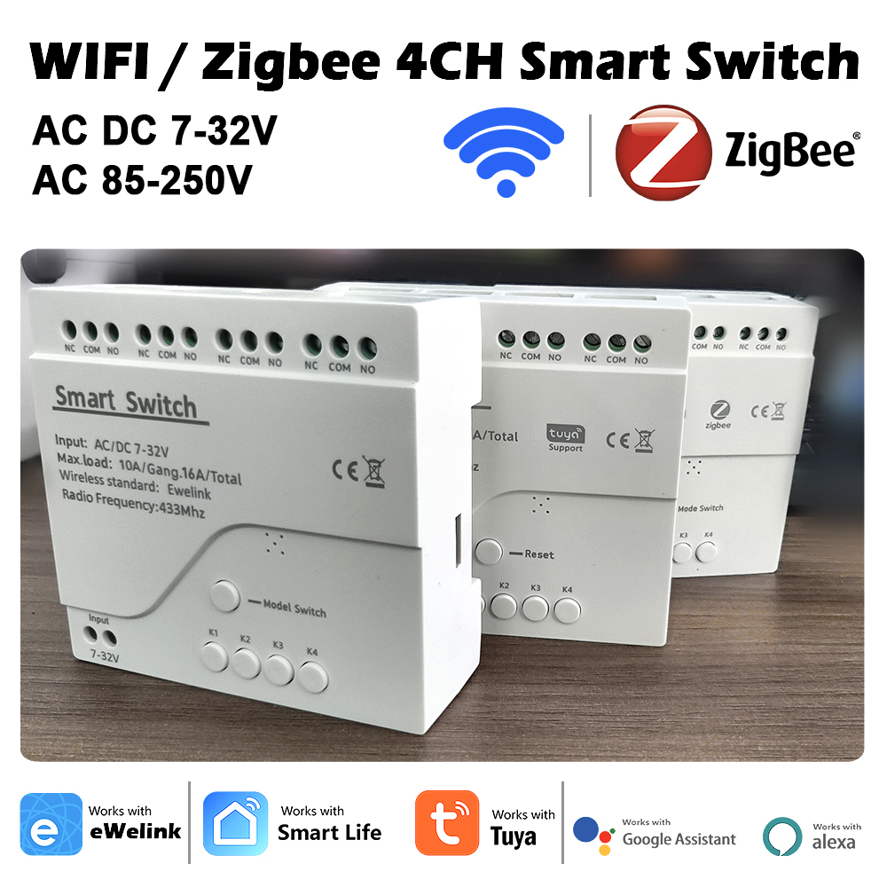 4CH Wifi / Zigbee Smart Relay  - Smart Home Automation Diy recensie en prijs