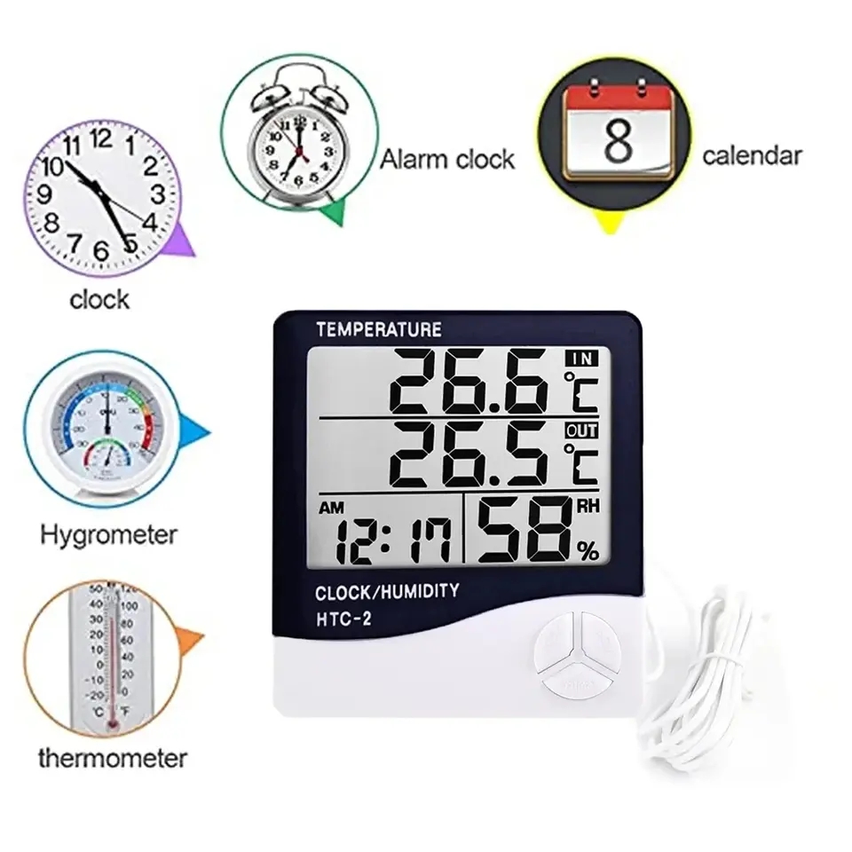Indoor LCD Digital Thermometer - Home Automation Industry recensie en prijs