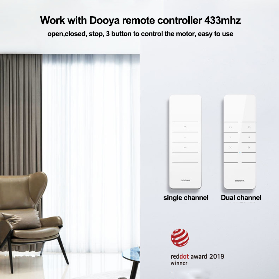 Dooya Electric Curtain Motor D - Home Automation Technology recensie en prijs