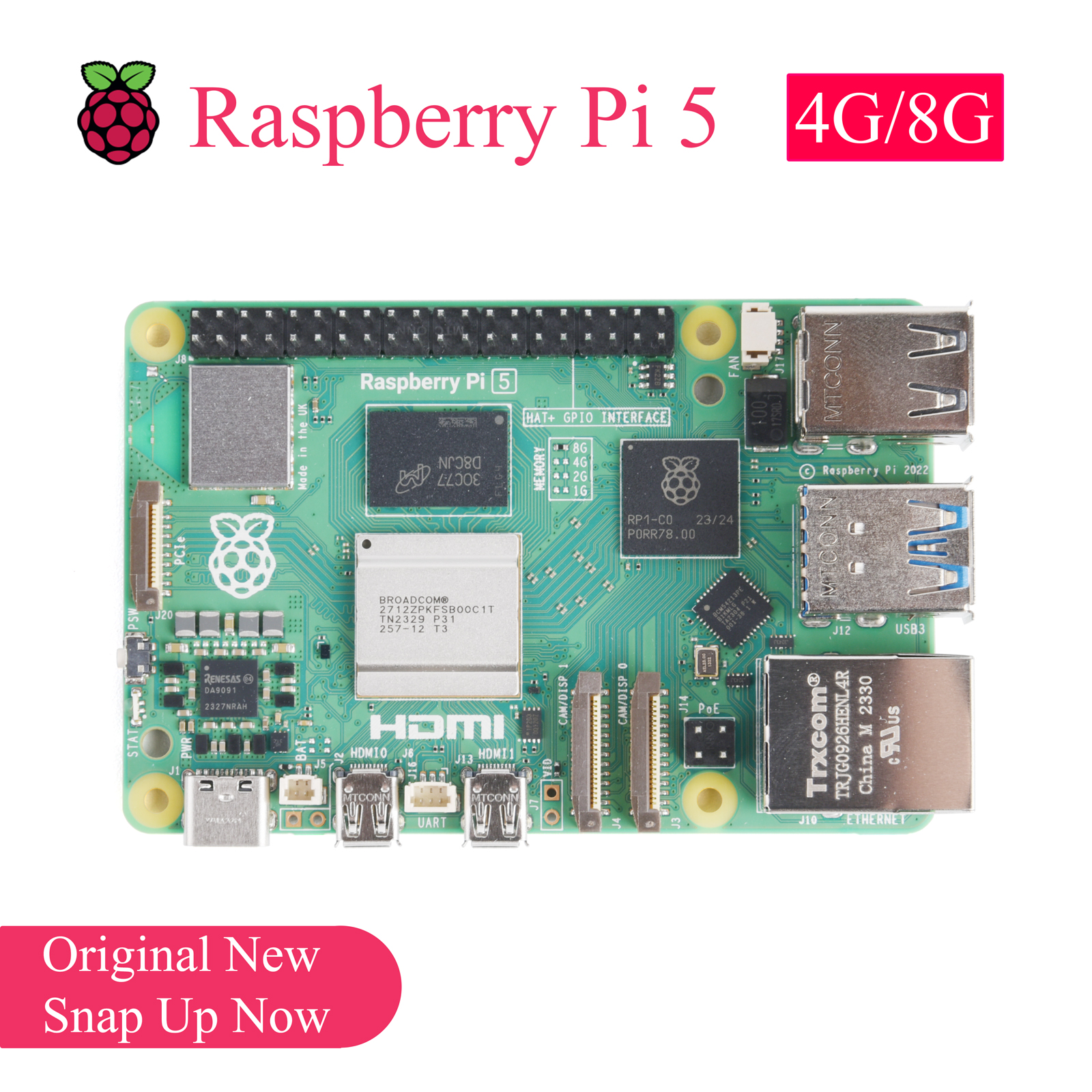 1PCS Original Raspberry Pi 5 4 - Diy Home Automation Raspberry Pi recensie en prijs