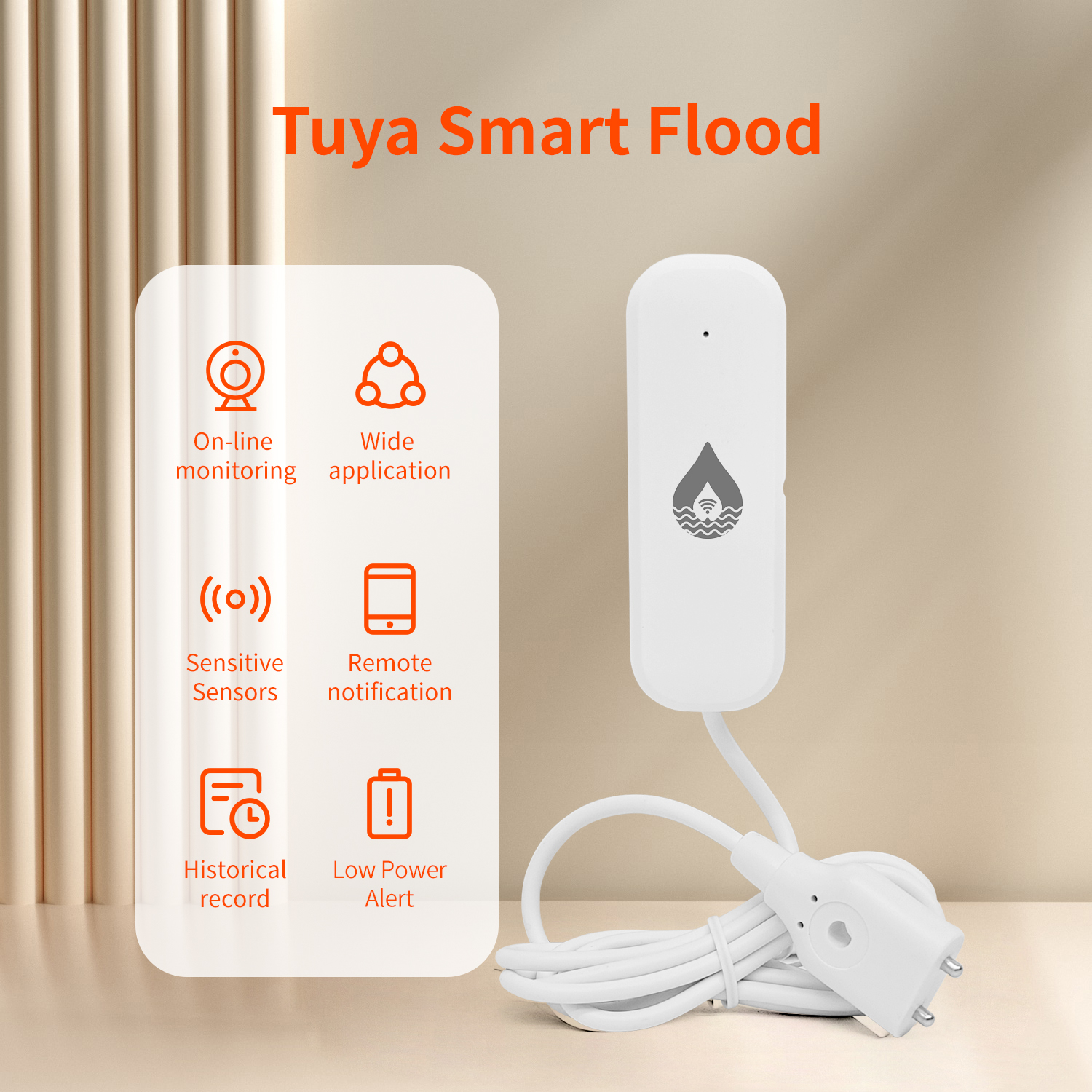 YFK Tuya WiFi Water Leakage Se - Home Automation Technology recensie en prijs