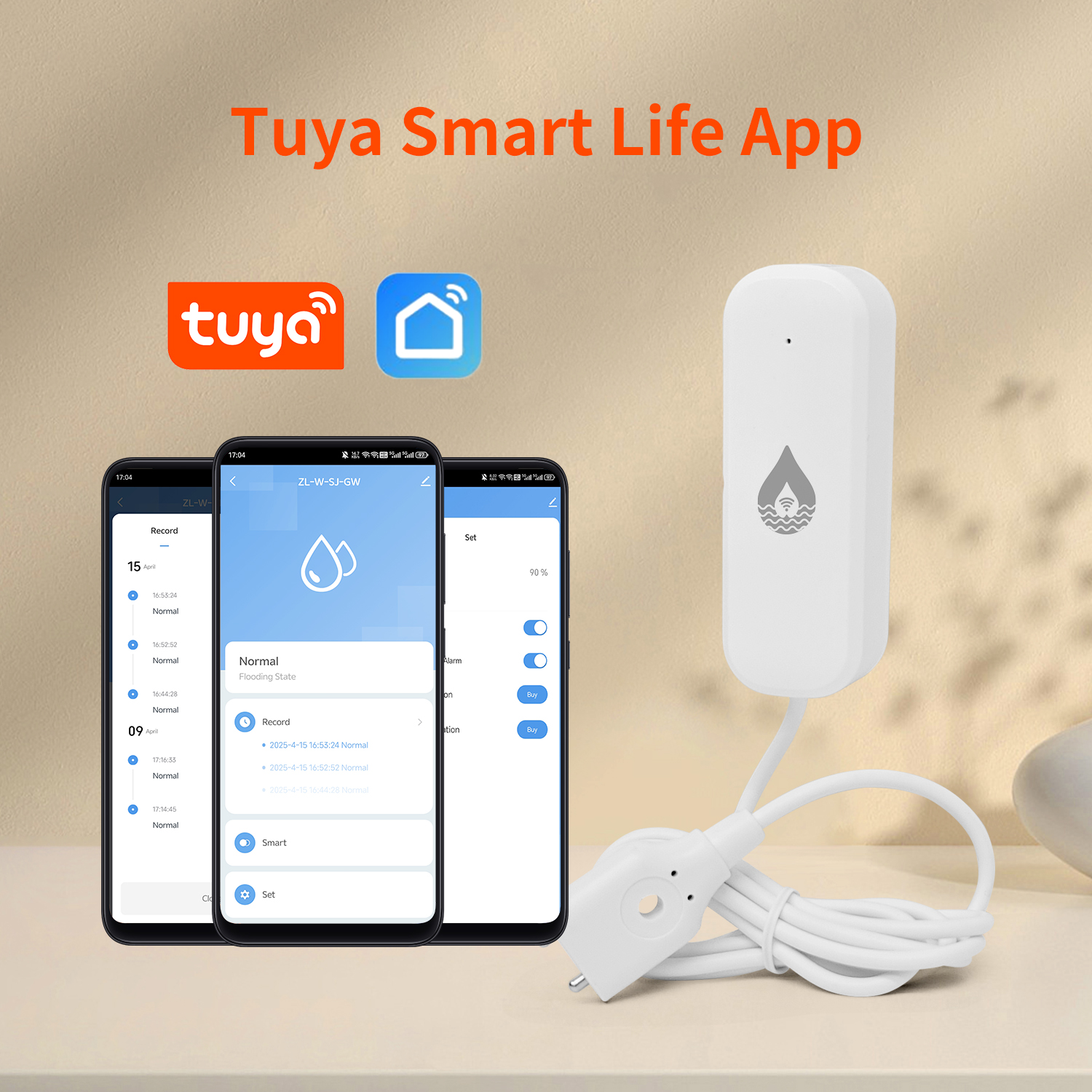YFK Tuya WiFi Water Leakage Se - Home Automation Technology recensie en prijs