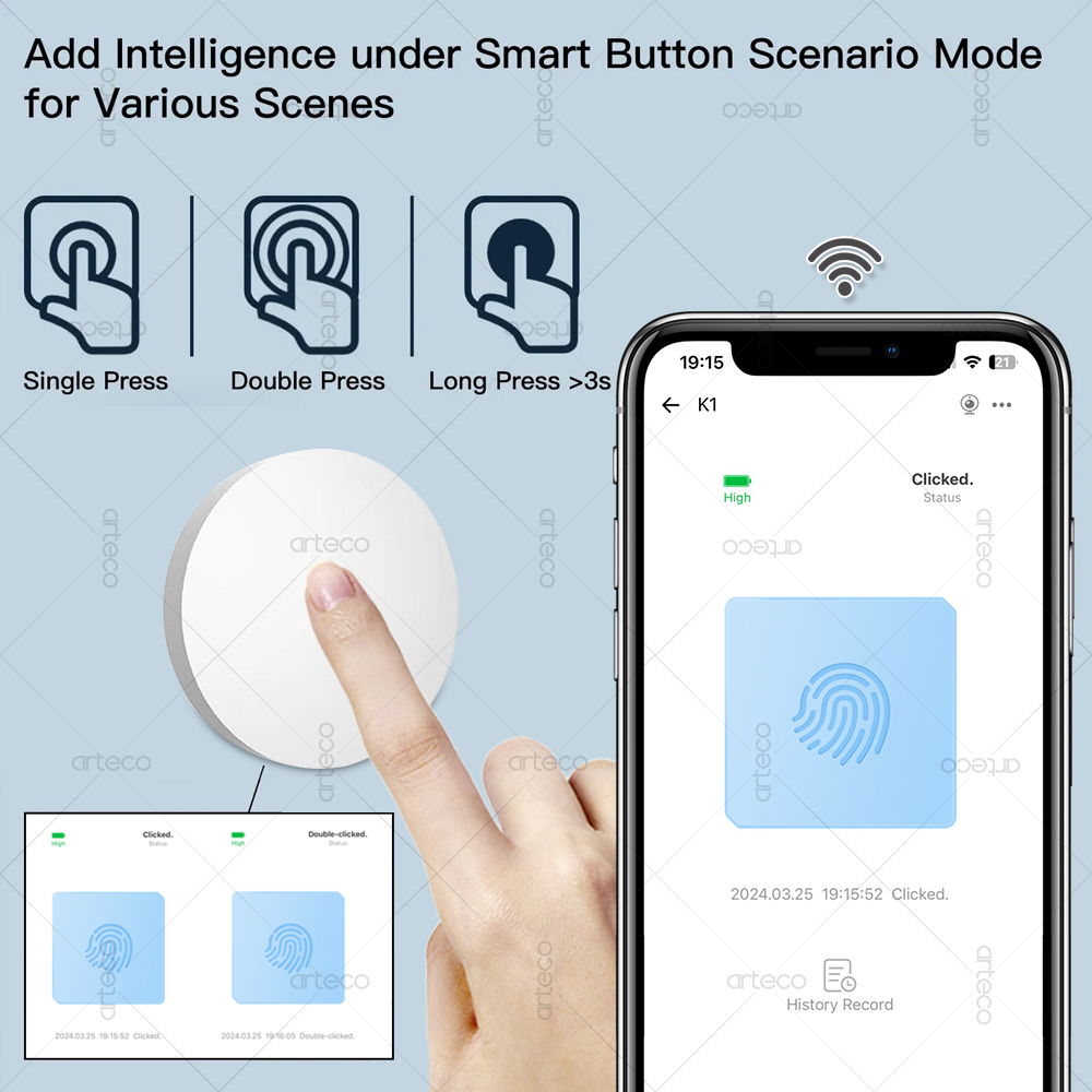 Zigbee Button Scene Switch Wir - Home Automation Technology recensie en prijs