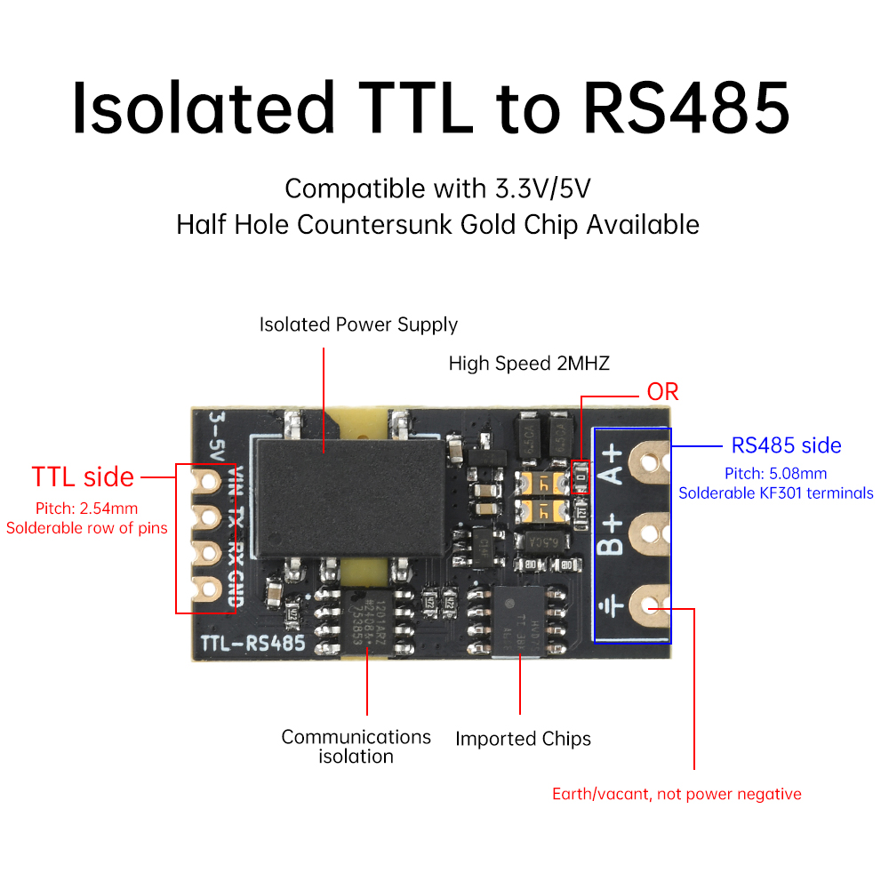 1pc Isolated TTL to RS485 Leve - Shelly Relay Module recensie en prijs