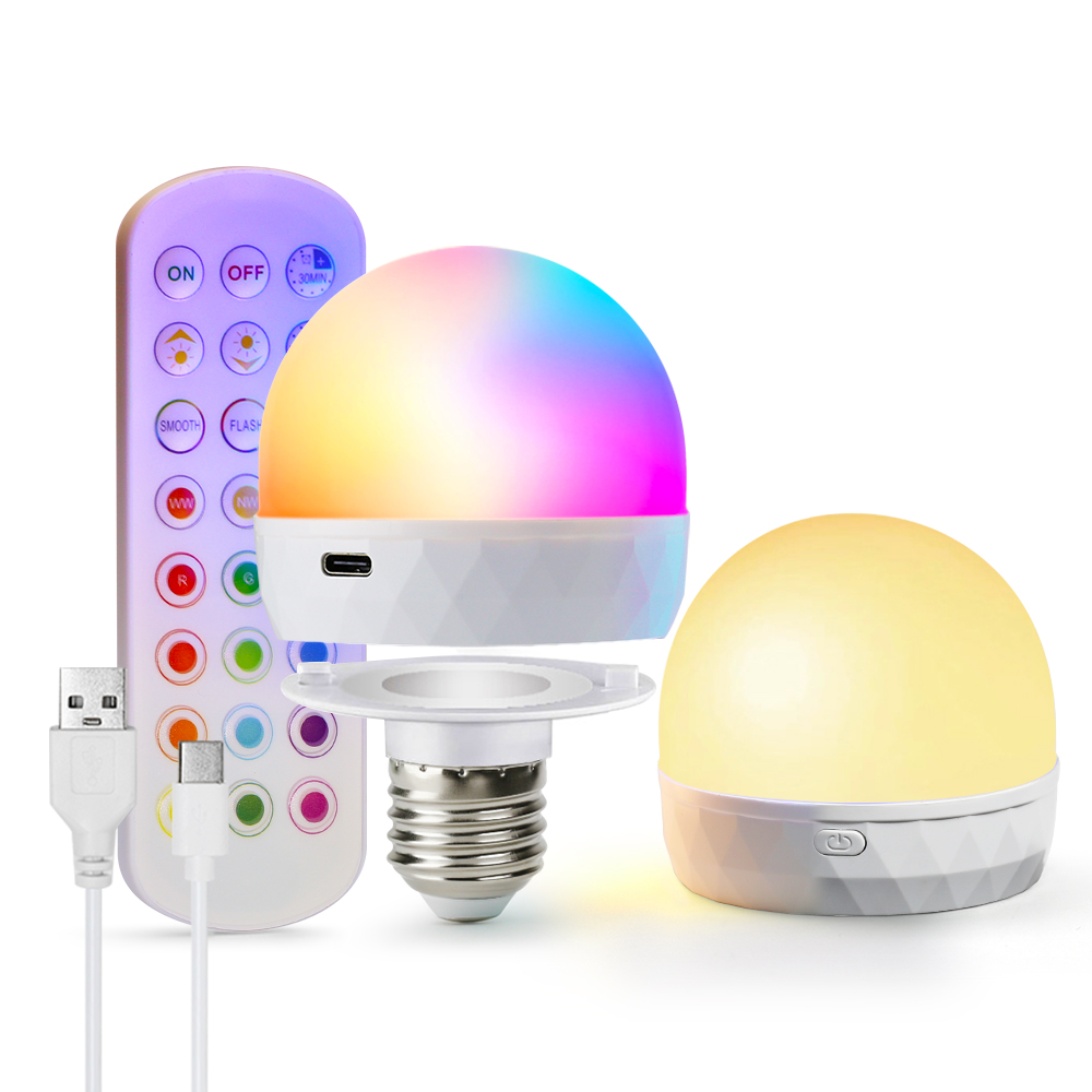 E27 LED Light Bulb RGB USB Rec - Home Automation Industry recensie en prijs