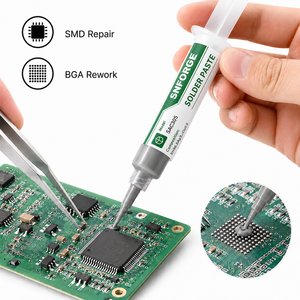 SAC305 Solder Paste Welding Ti - Home Automation System Diy recensie en prijs