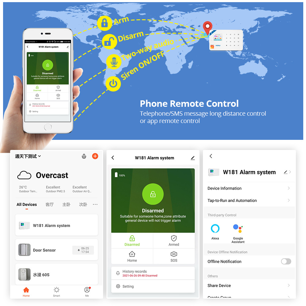 KERUI Security Alarm System Ki - Smart Home Automation Diy recensie en prijs