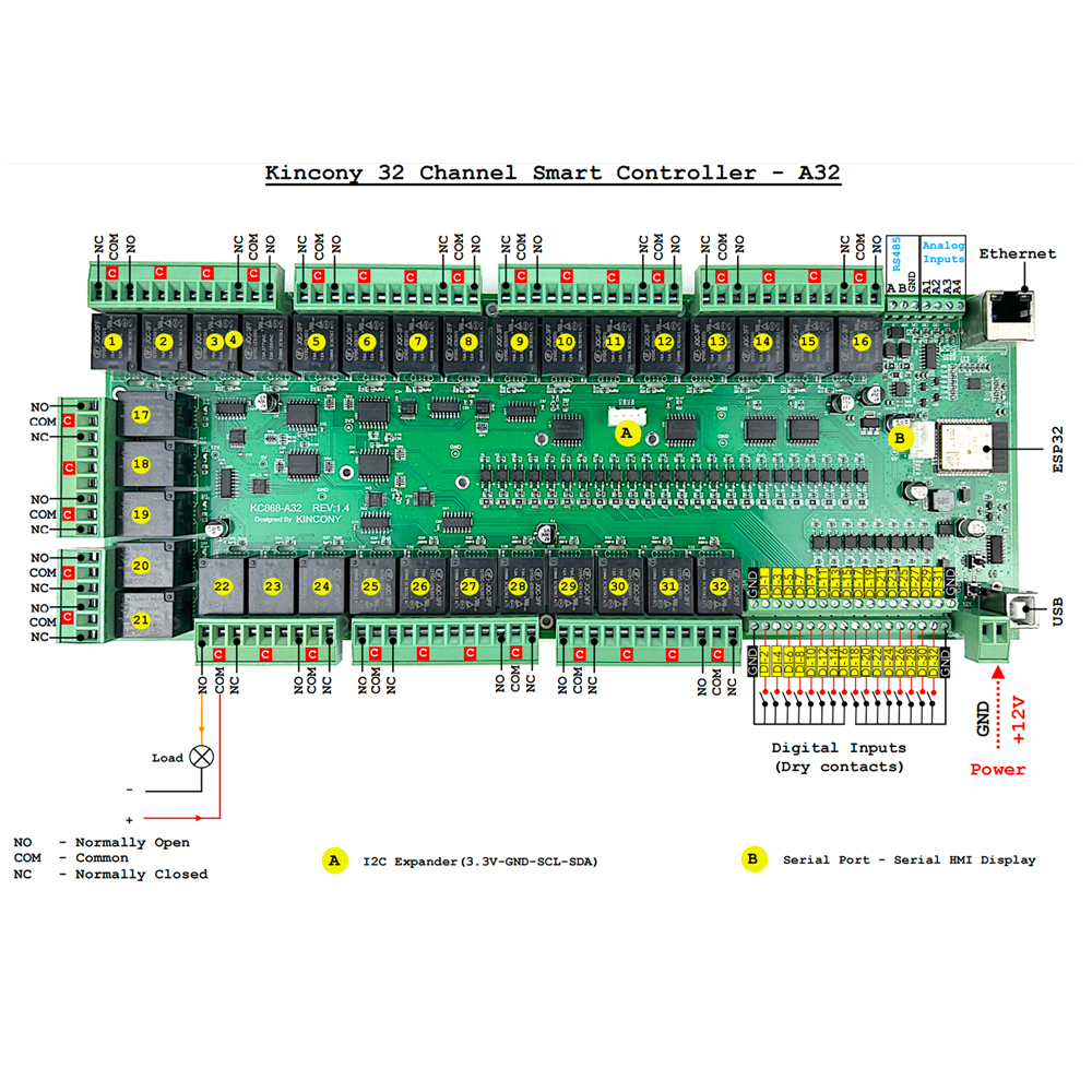 KC868-A32 ESP32 Wifi  RS232 US - Home Automation With Arduino recensie en prijs