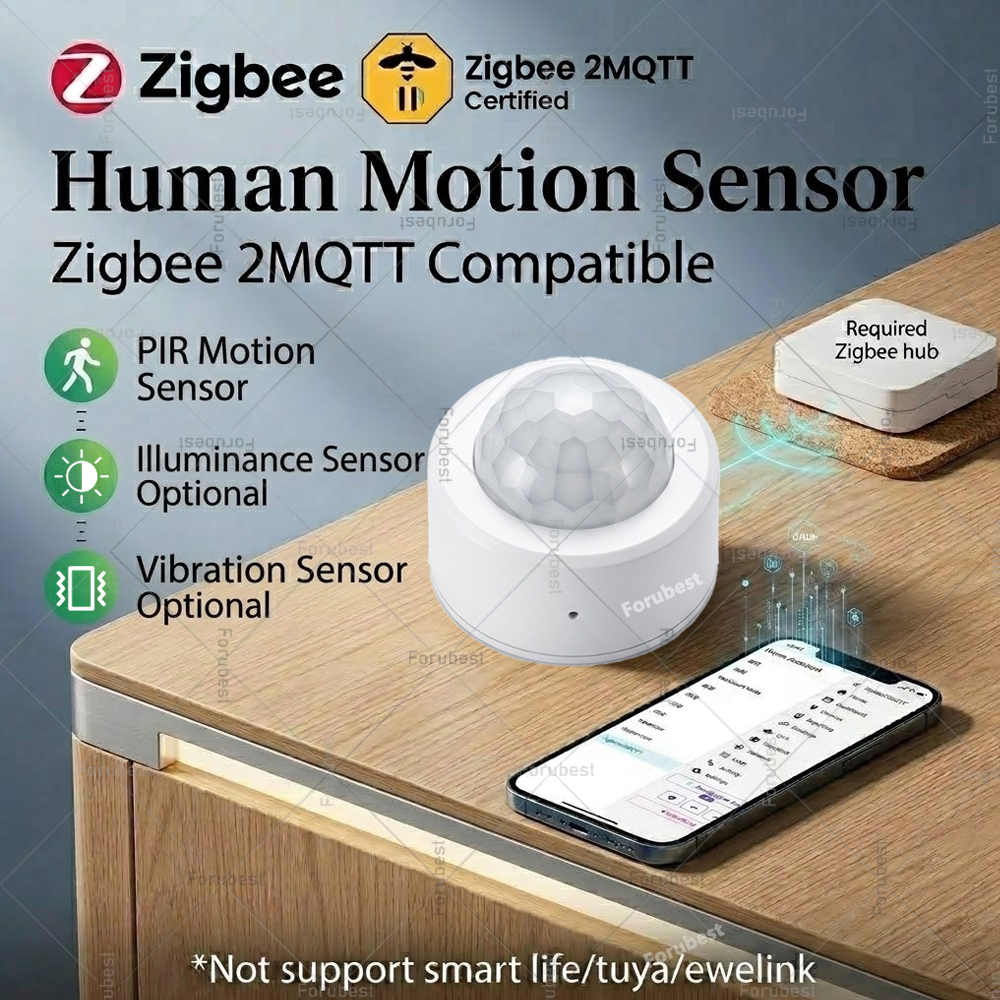 Zigbee 3.0 PIR Motion Sensor H - Smart Home Automation Diy recensie en prijs