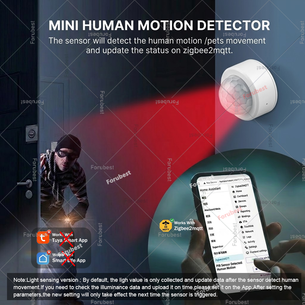Zigbee 3.0 PIR Motion Sensor H - Smart Home Automation Diy recensie en prijs