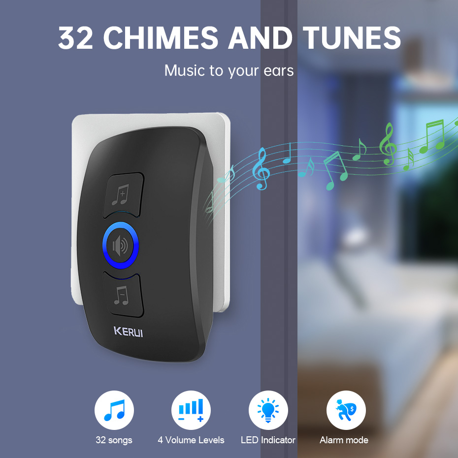 KERUI M525 Door Bell Chime Kit - Smart Home Automation Diy recensie en prijs