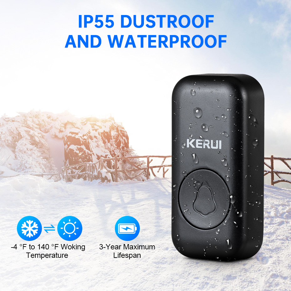KERUI M525 Door Bell Chime Kit - Smart Home Automation Diy recensie en prijs
