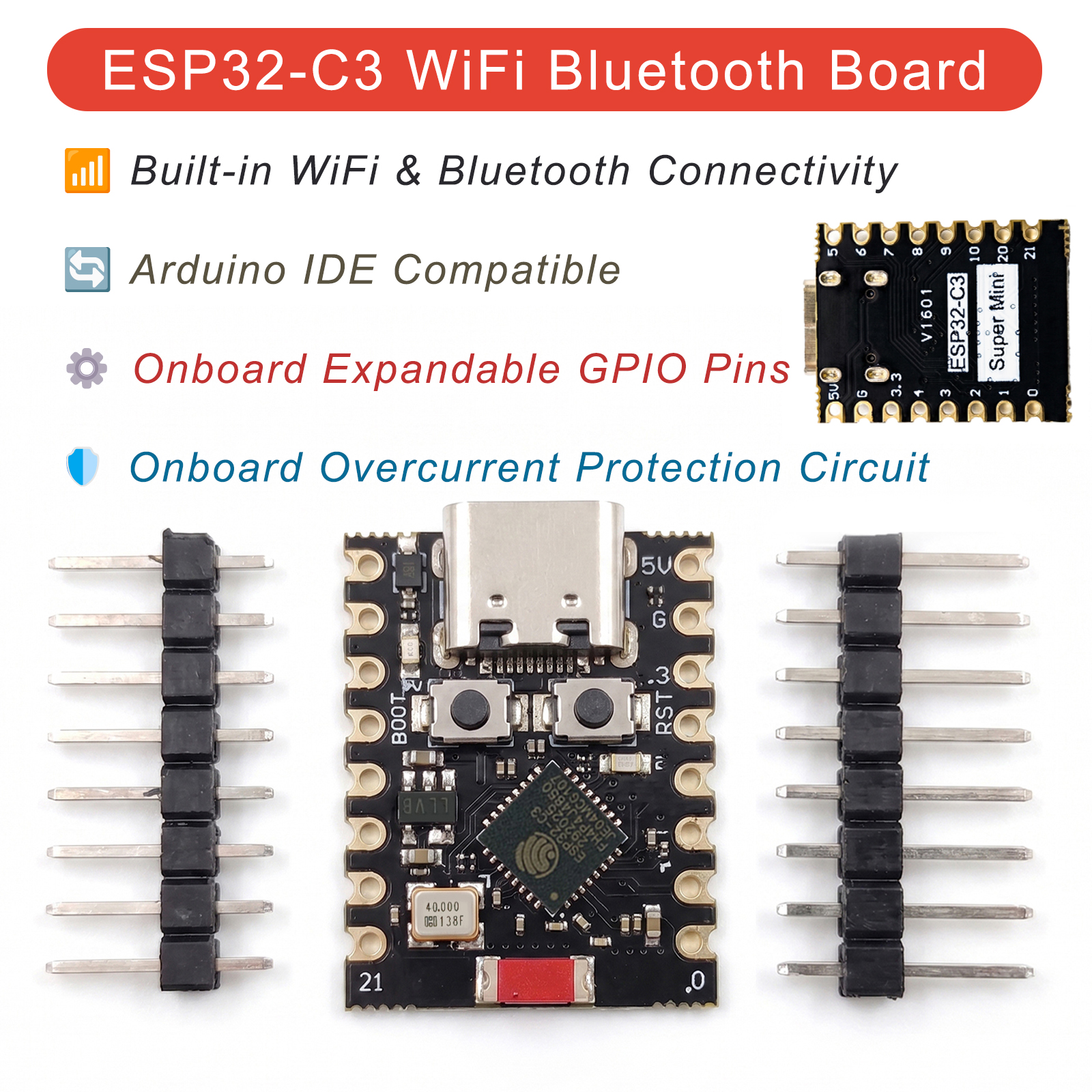 1-10PCS ESP32-C3 SuperMini Dev - Home Automation With Arduino recensie en prijs